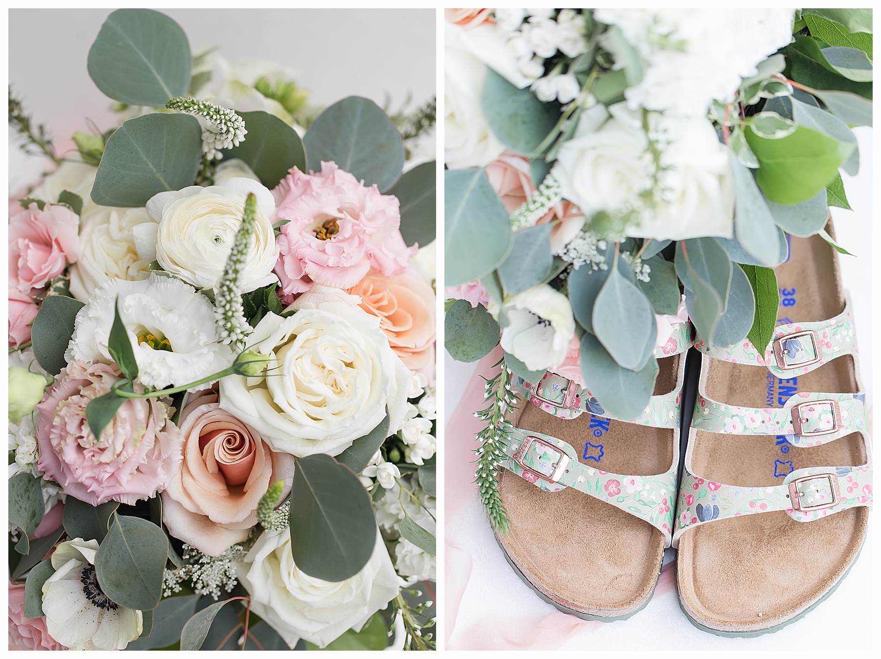 wedding details with birkinstocks
