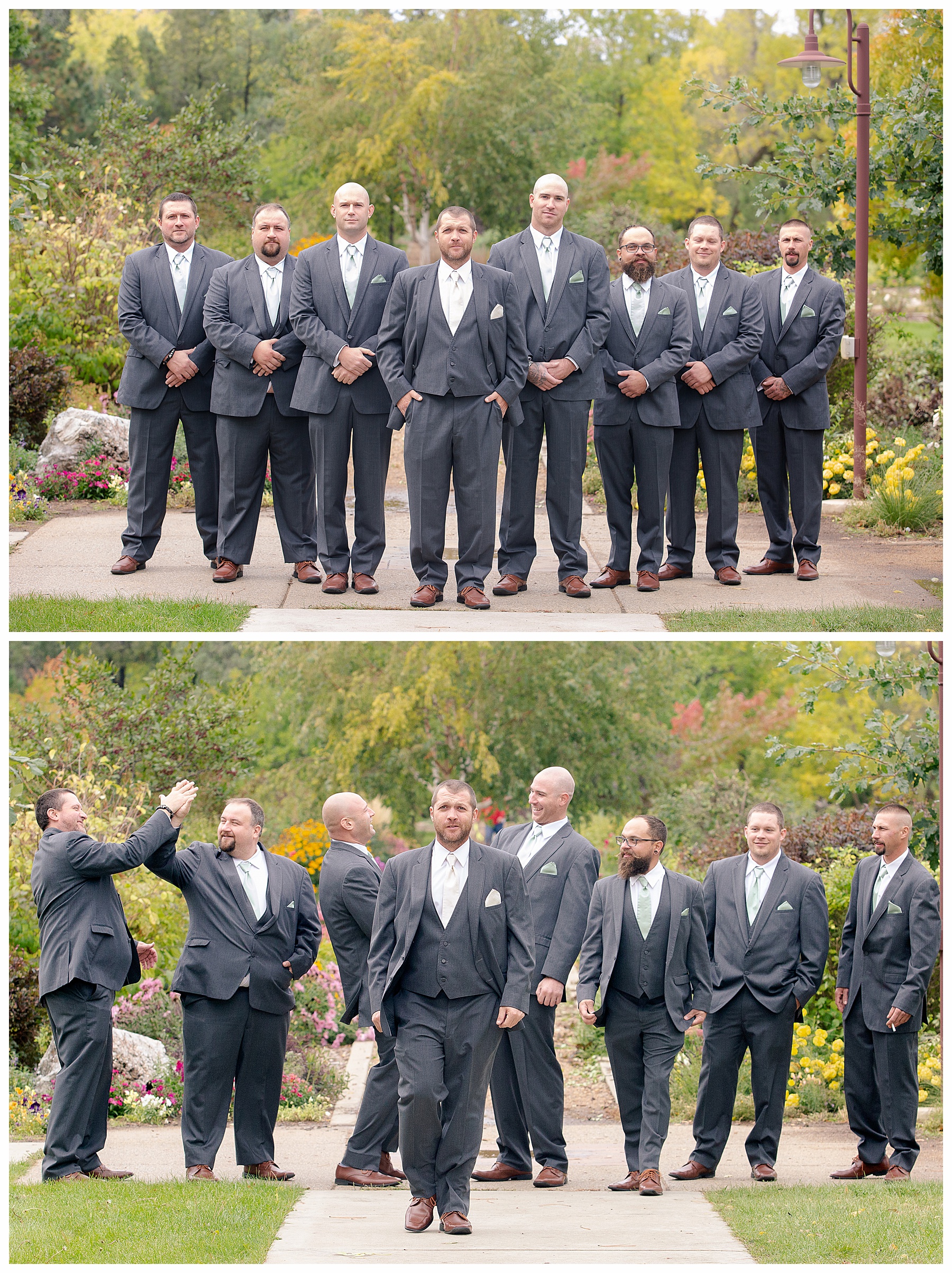 groom and groom's men Dickinson Extension Center