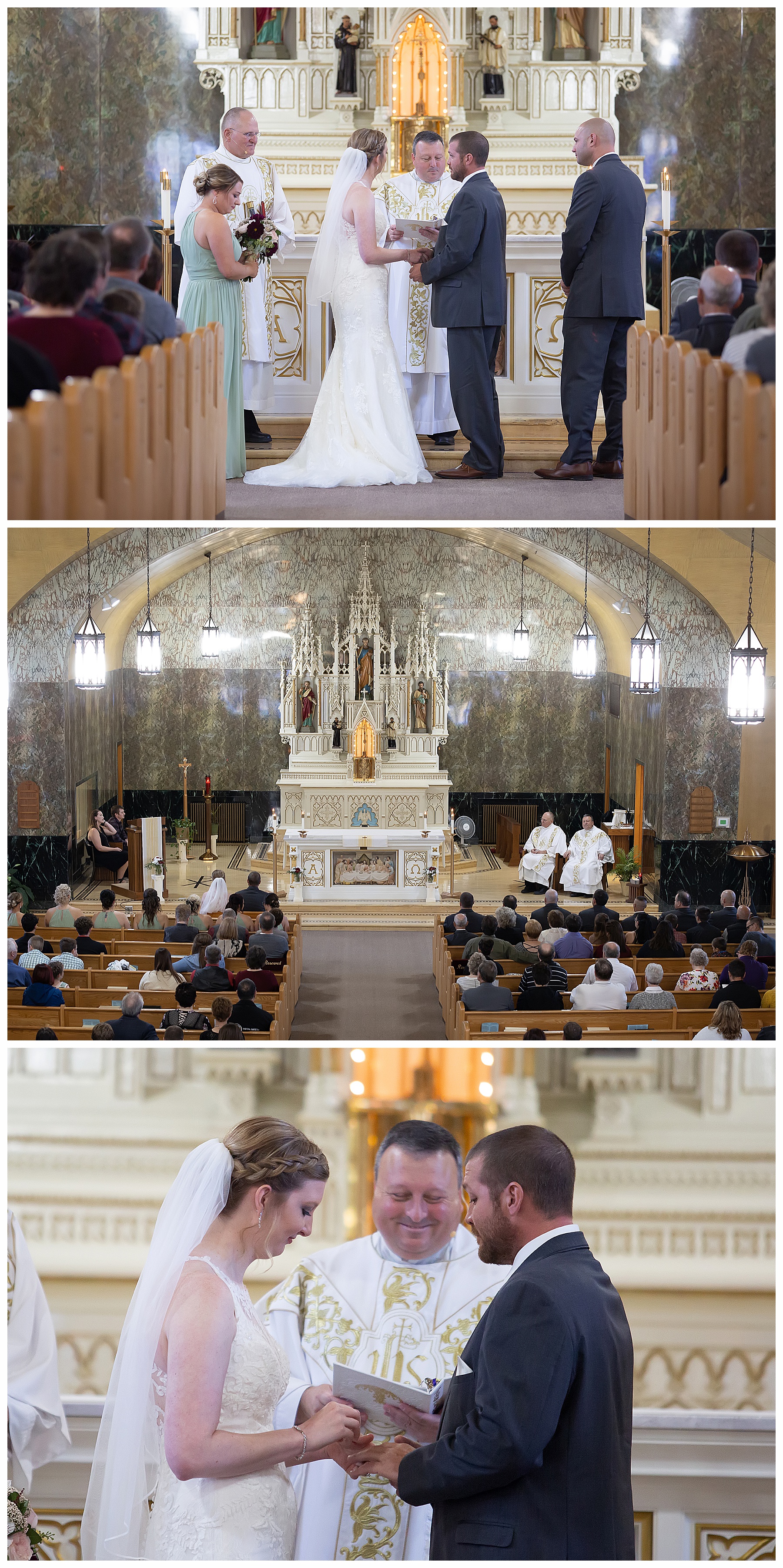 Catholic wedding ceremony
