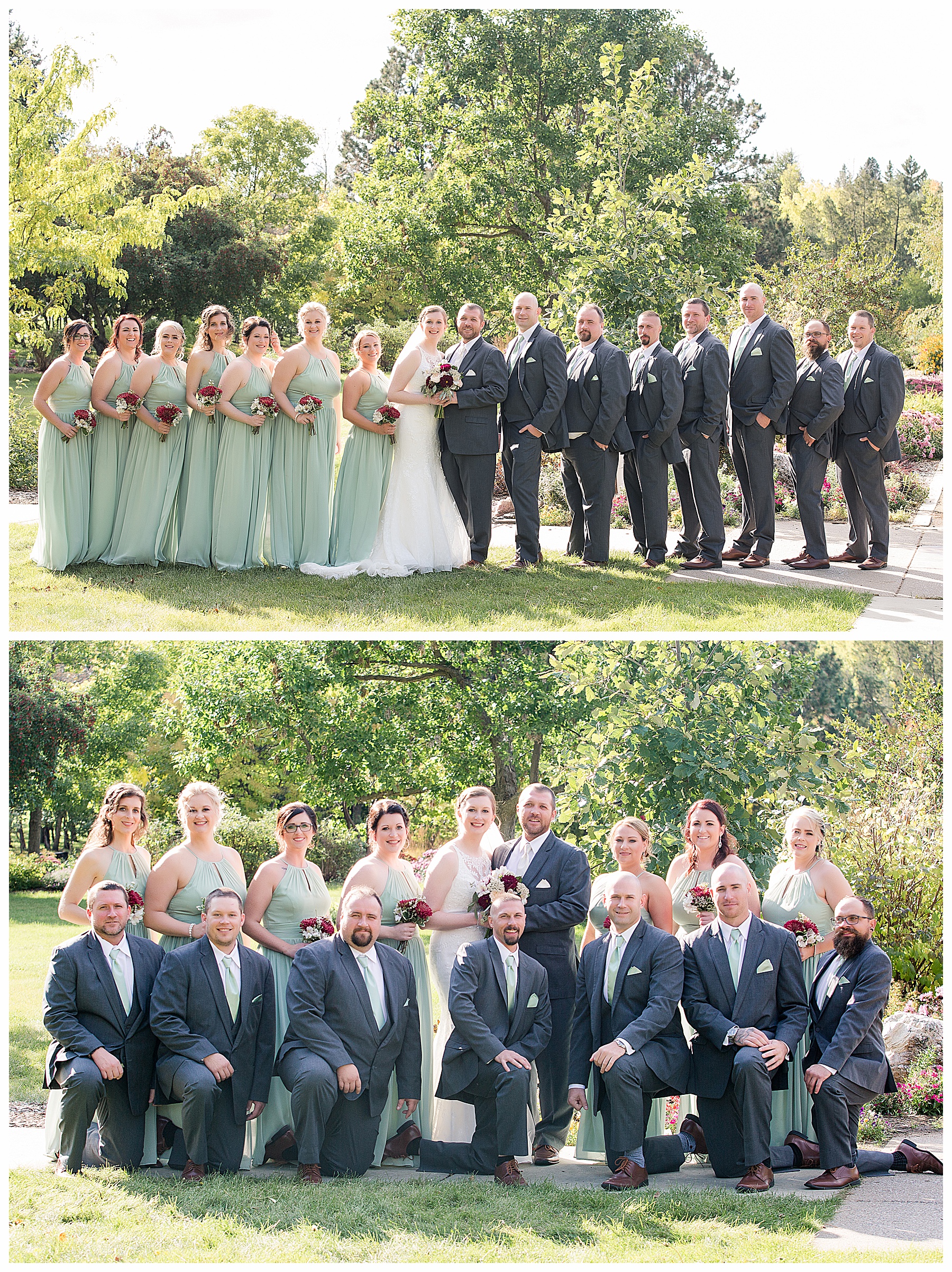 Wedding photos  at Dickinson Extension Center