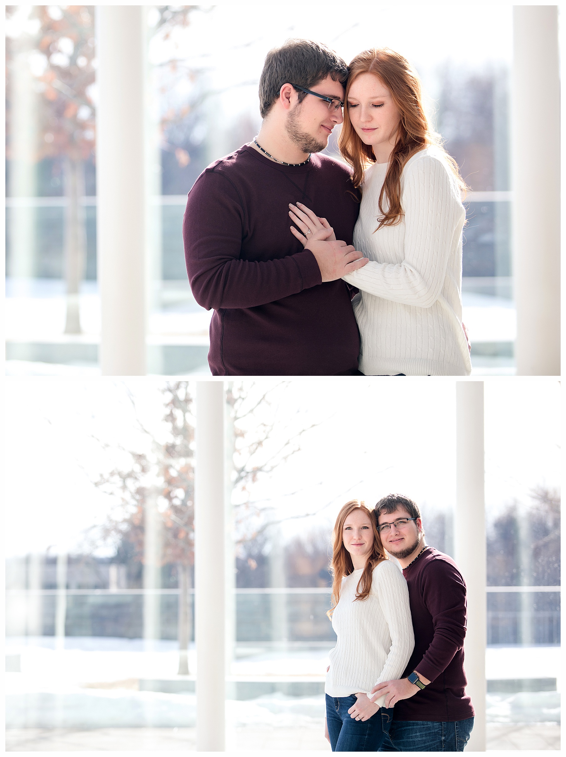 Engagement Pictures at the Bismarck Heritage Center