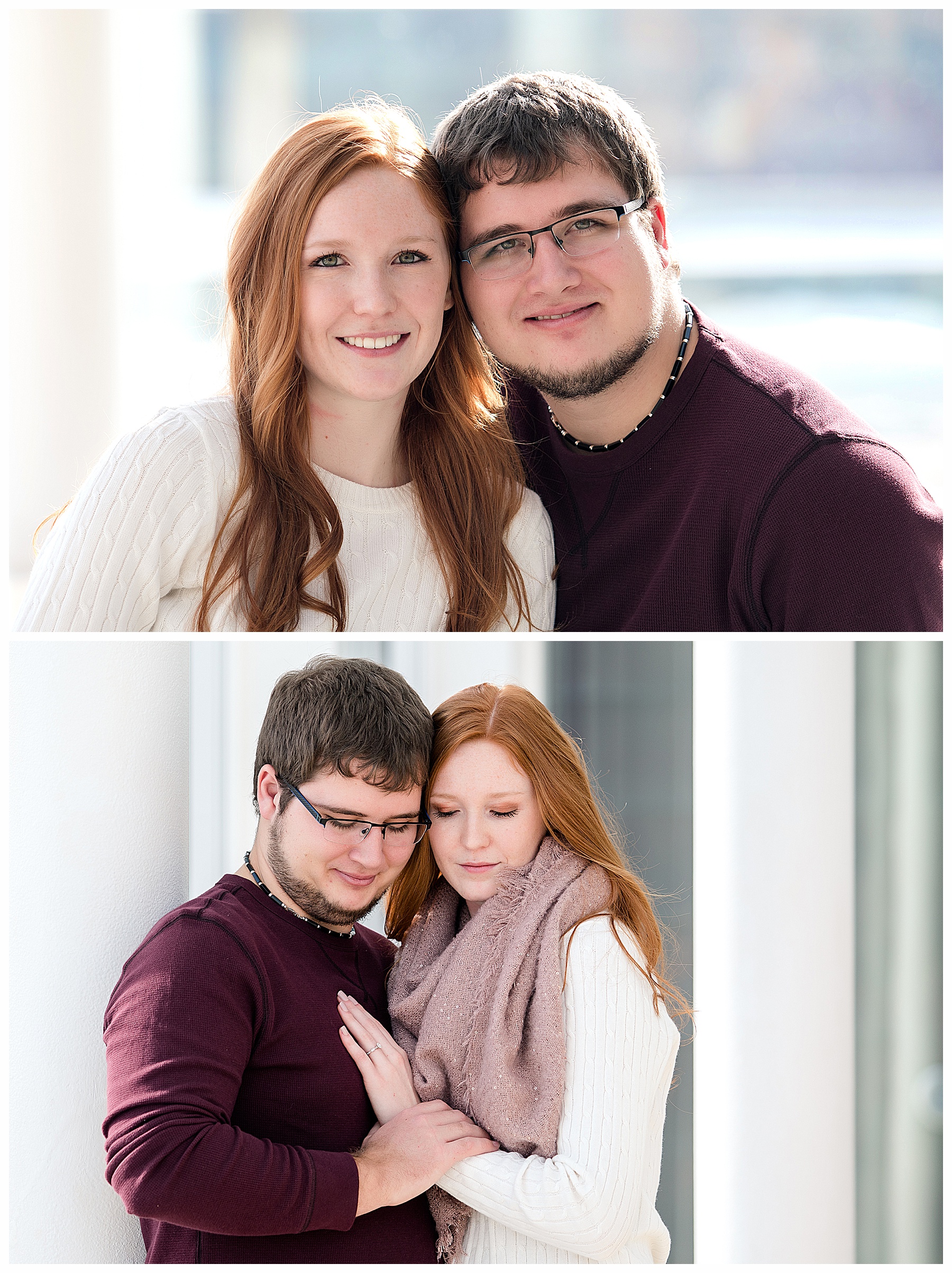 Engagement Pictures at the Bismarck Heritage Center