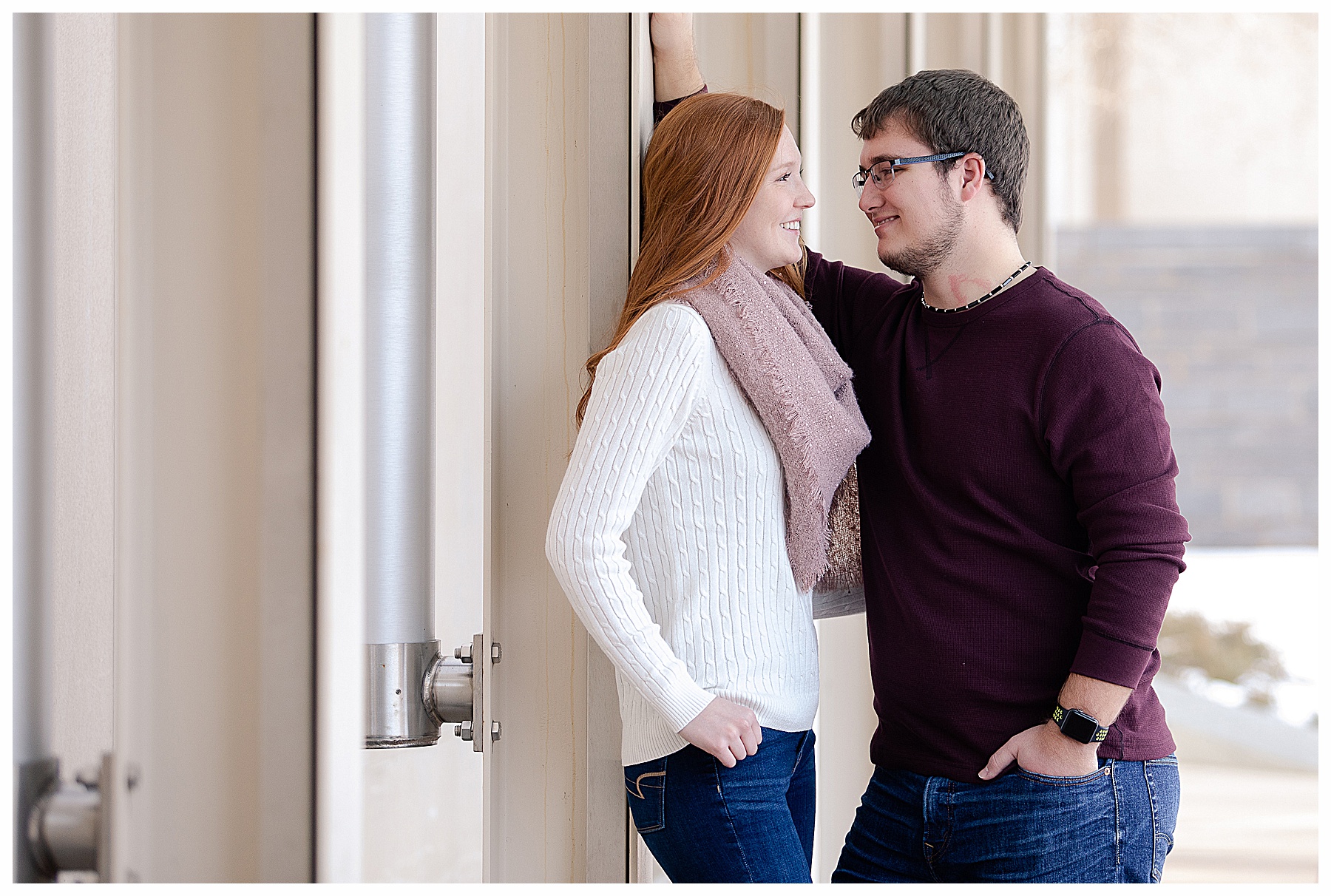 Engagement Pictures at the Bismarck Heritage Center