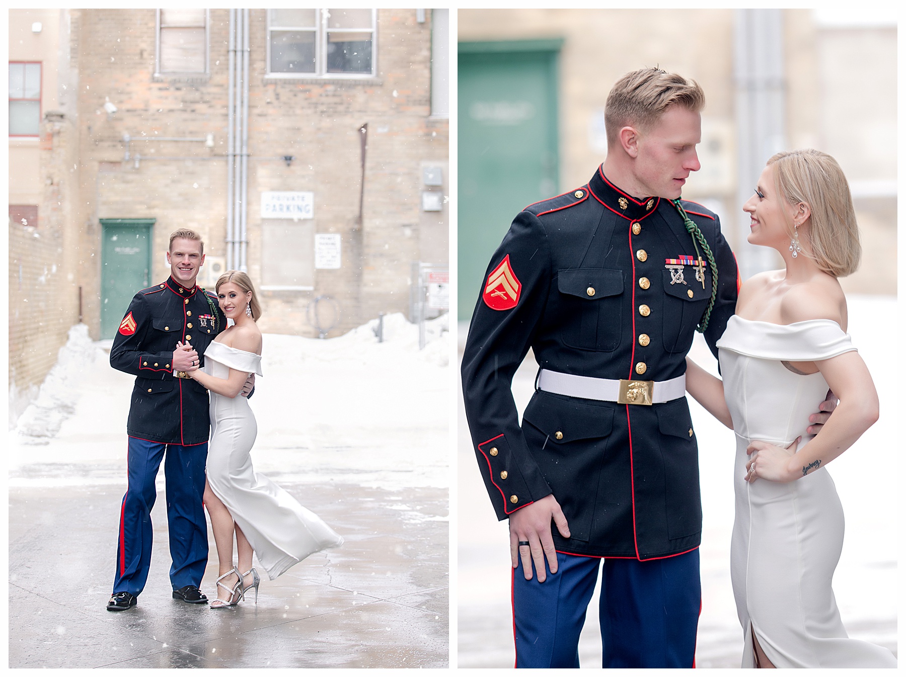 Fargo engagement session in Robert’s Alley
