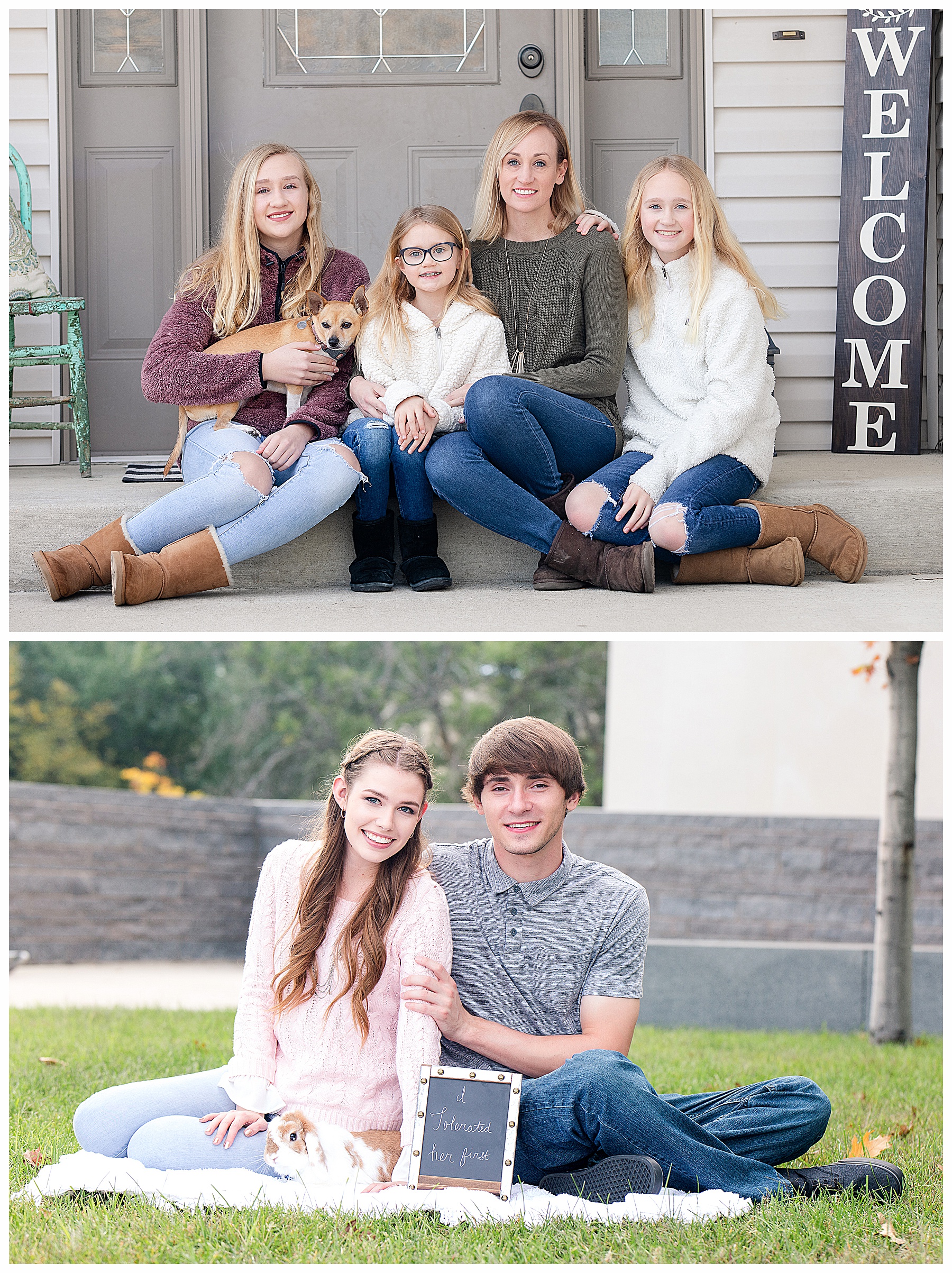 family photos with pets