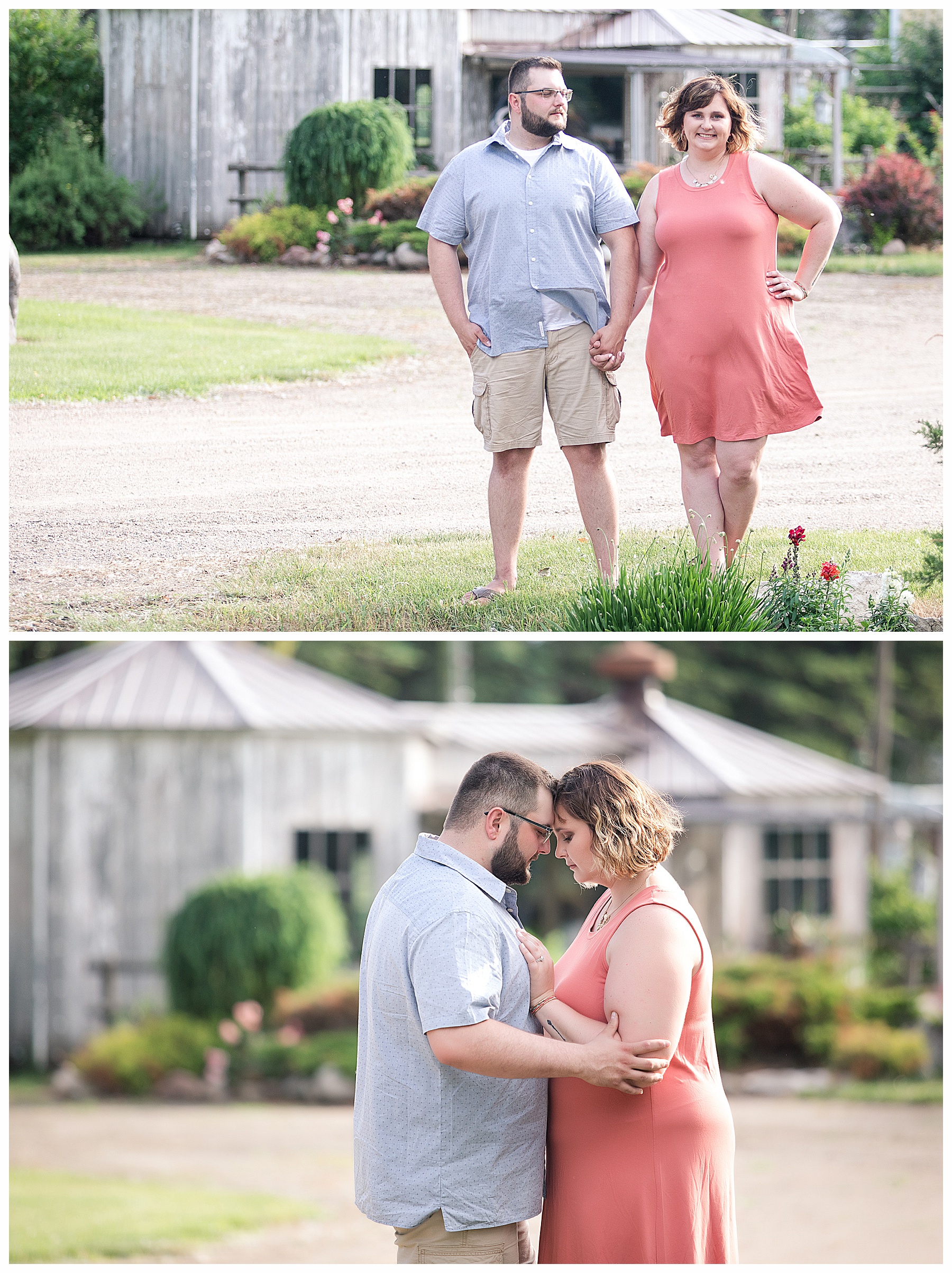 Engagement pictures at Dakota Sun Gardens