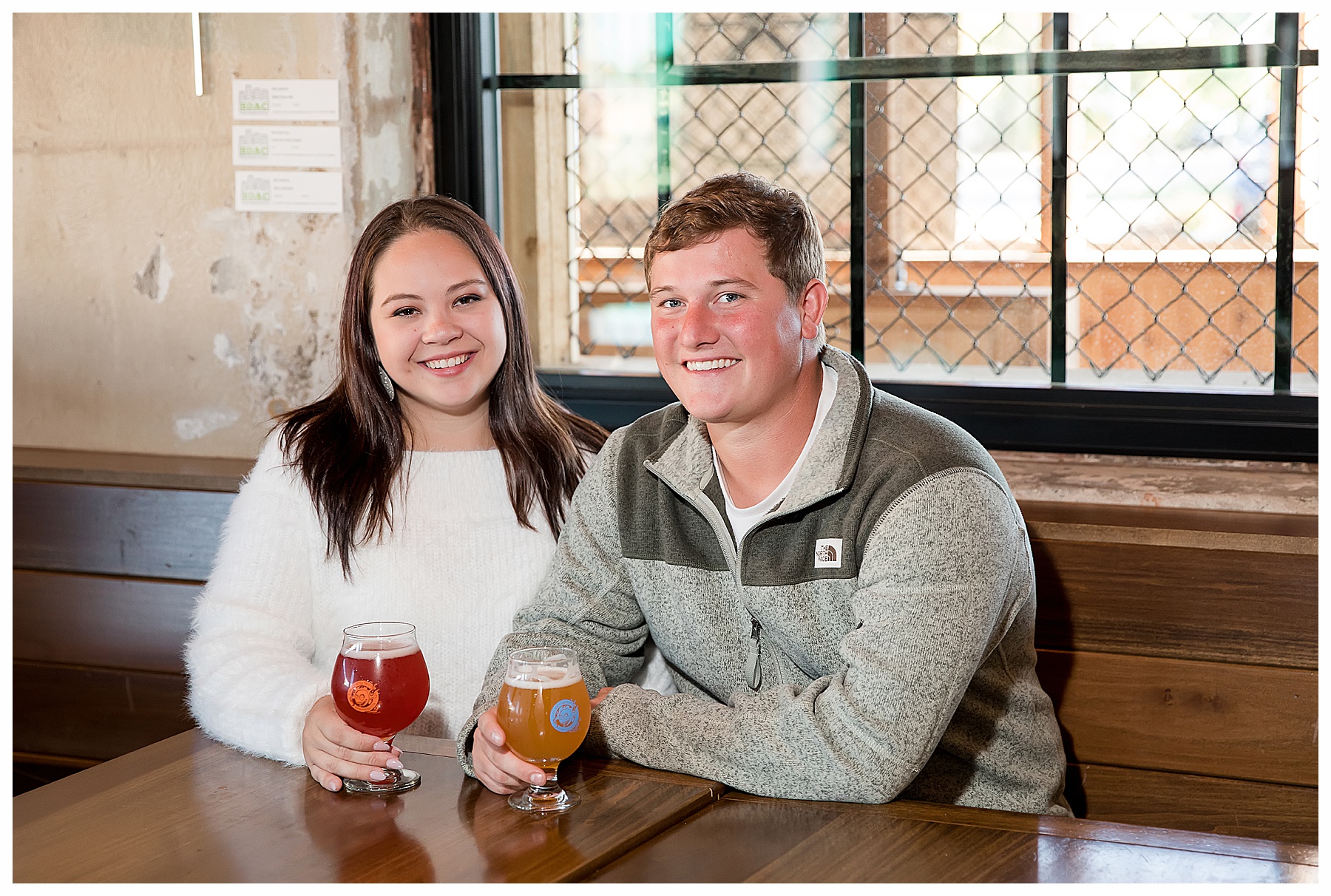 Couple celebrate engagement at Laughing Sun Brewery in Bismarck ND