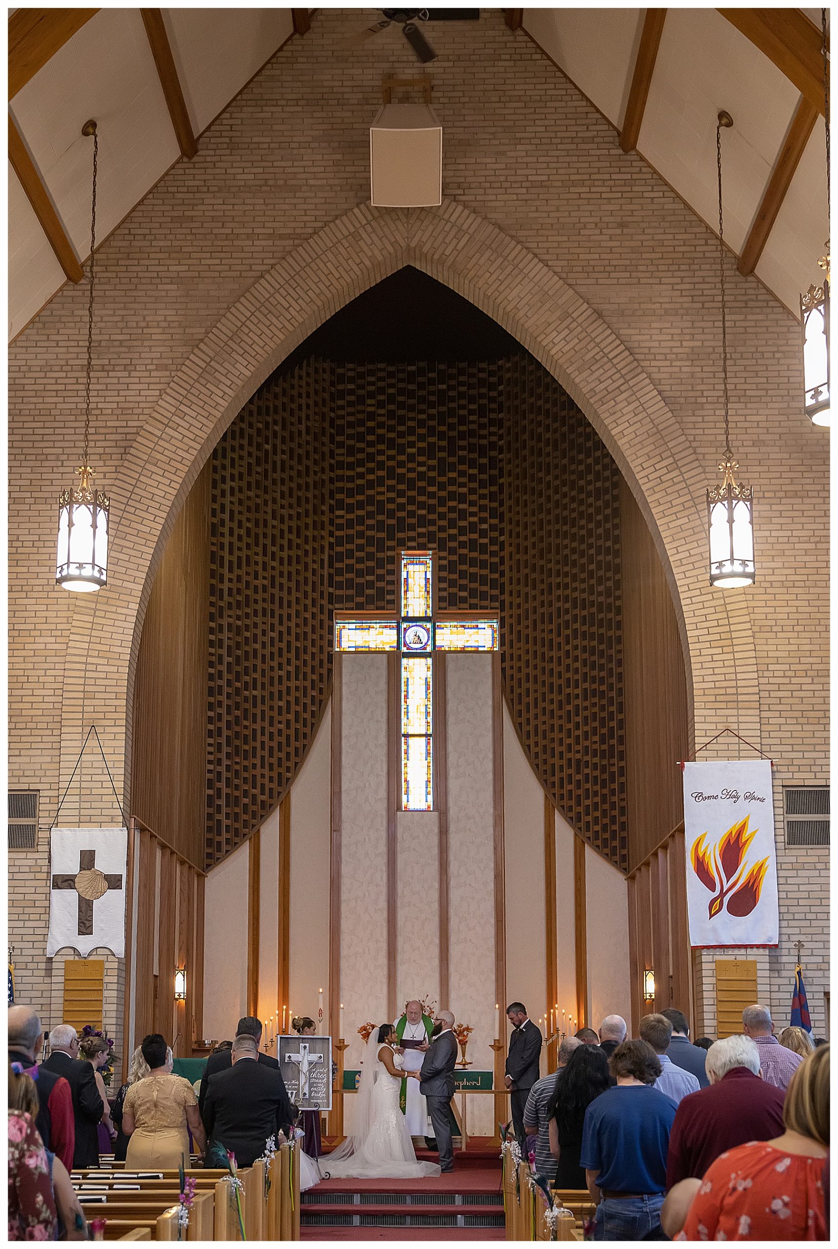 full length photo of elaborate lutheran church