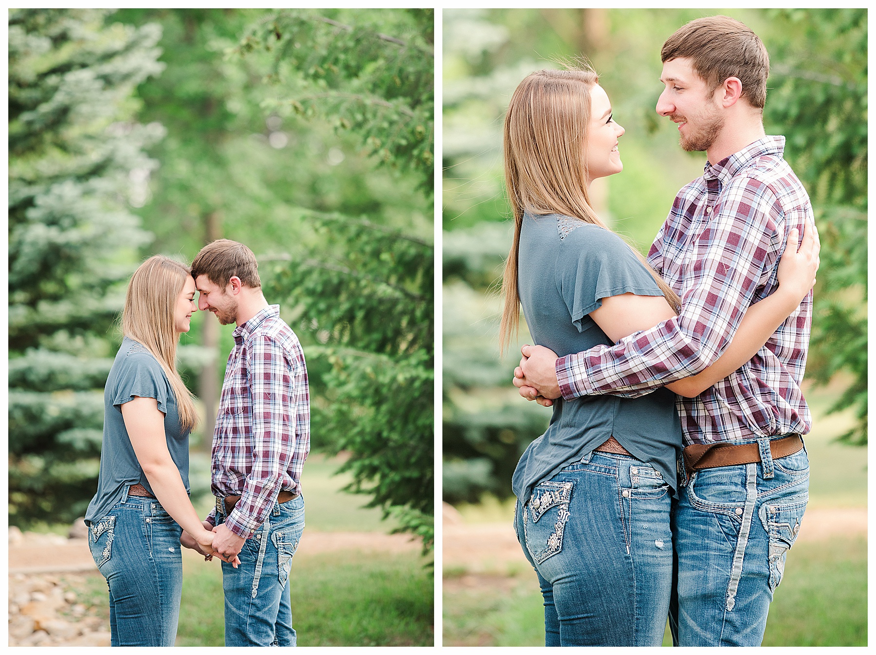 Engagement pictures at NDSU Extension Center Dickinson North Dakota
