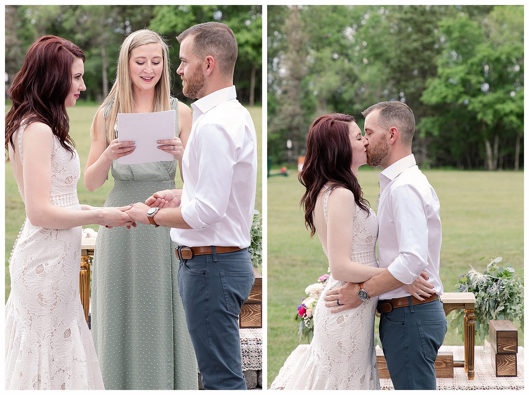 best friend asks groom to kiss his bride 