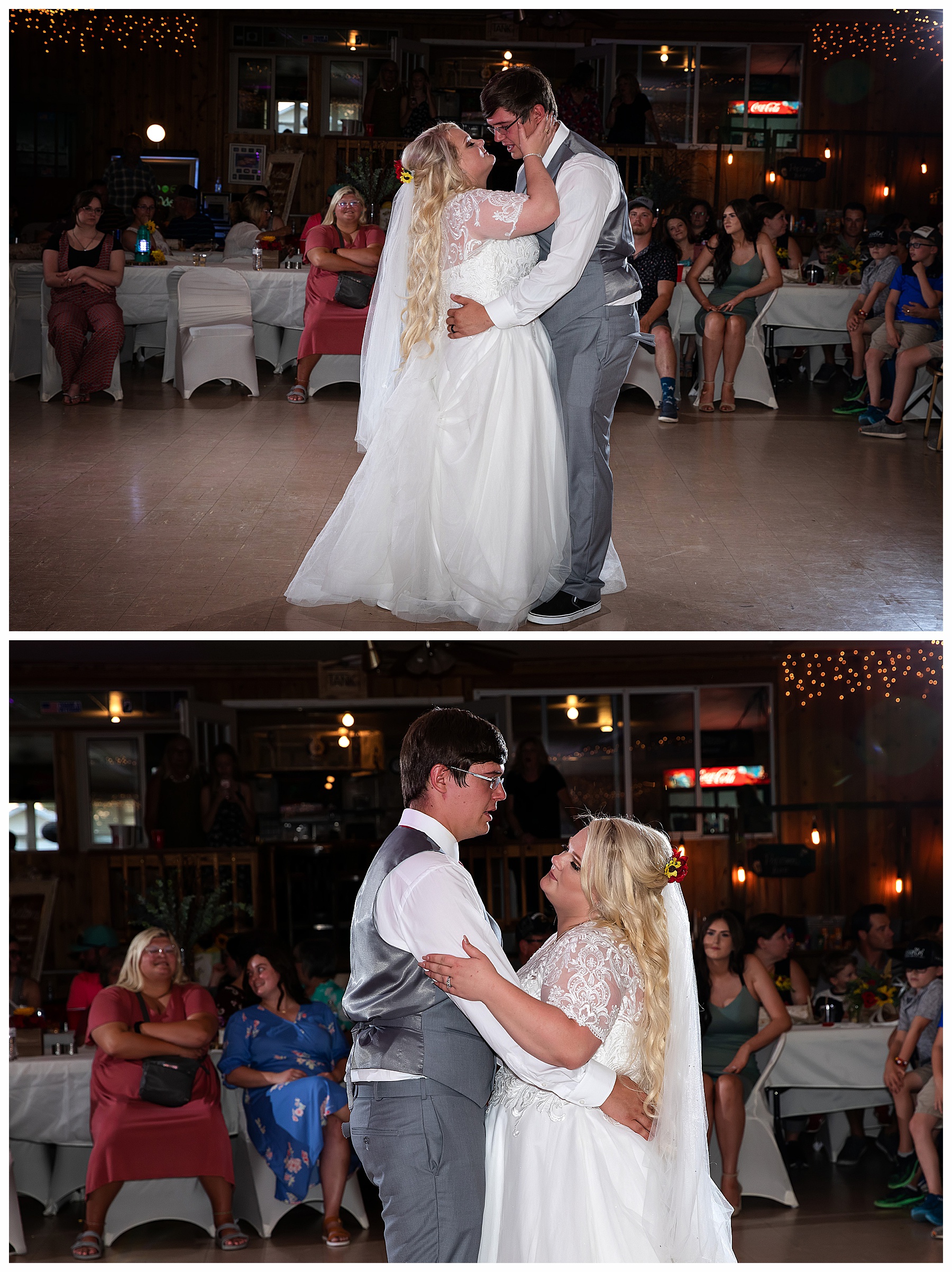 Bride and groom first dance Regent ND