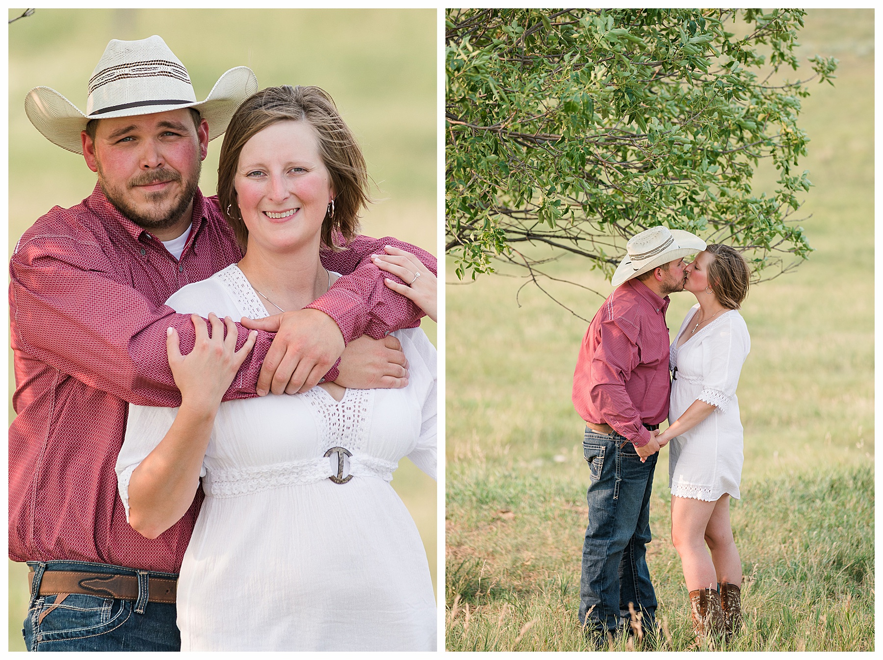 Engagement Pictures in the countryside of North Dakota