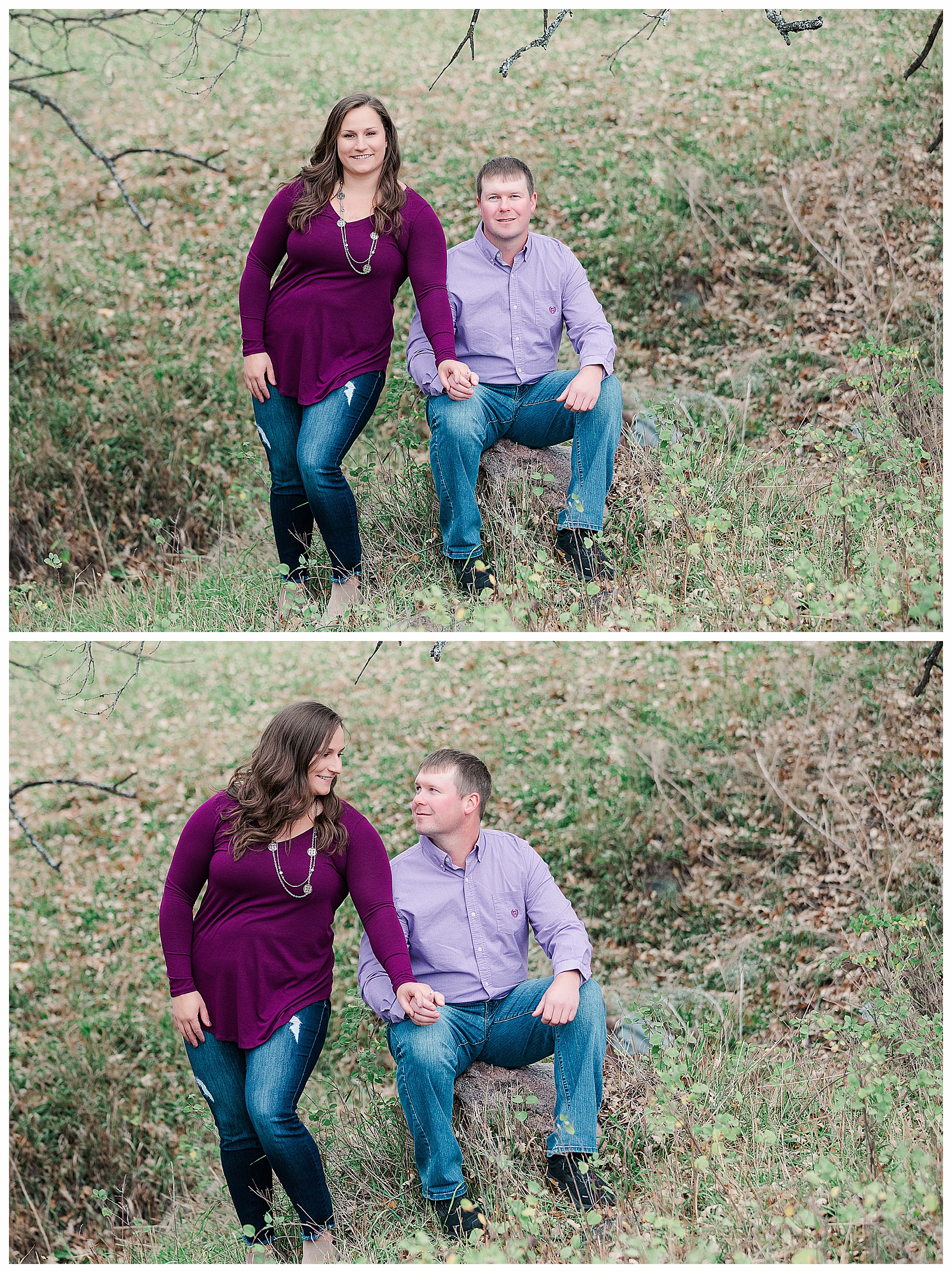 Engagement pictures in Wilton North Dakota