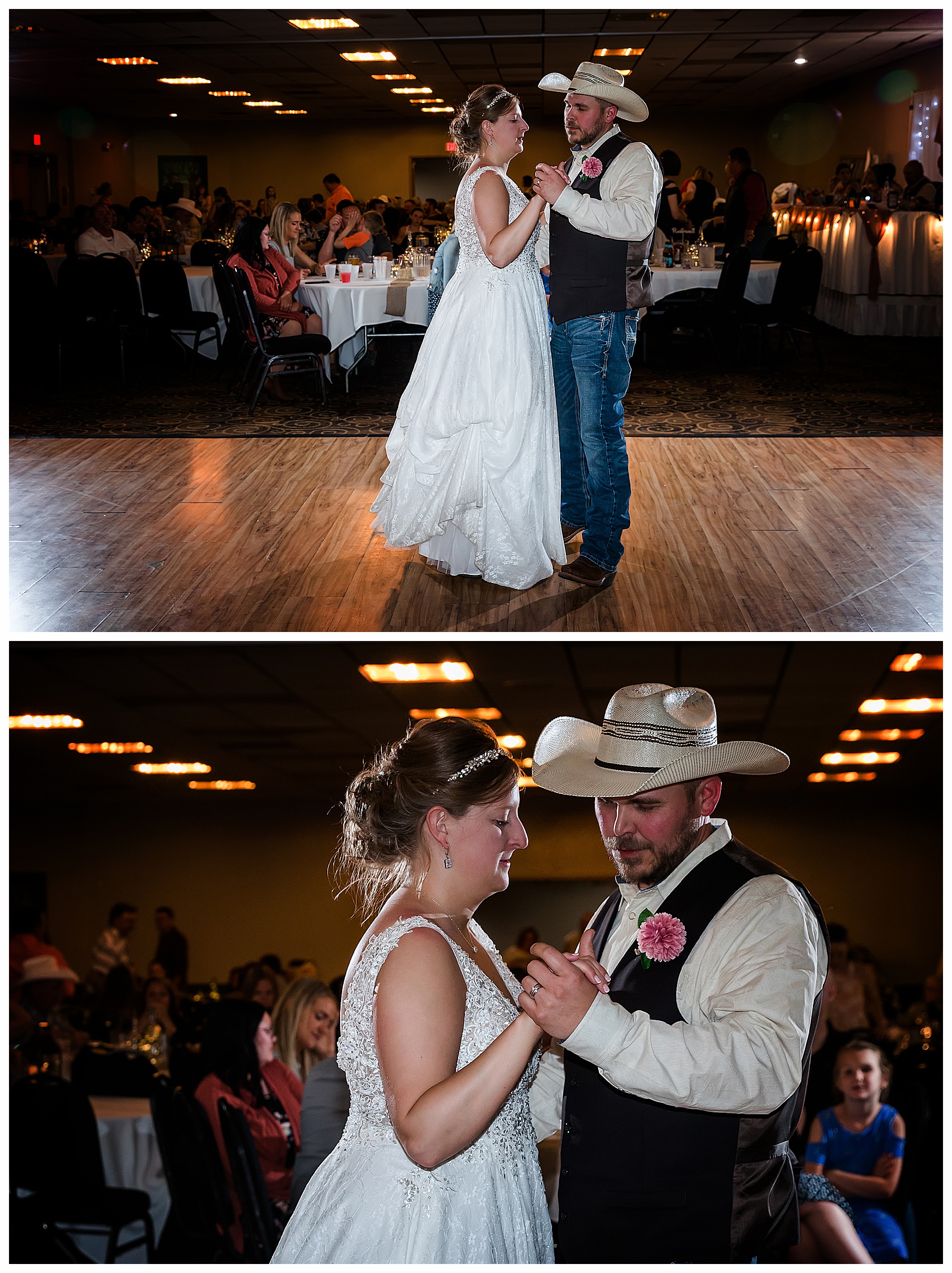 Bride and groom first Dance Ramada Bismarck North Dakota
